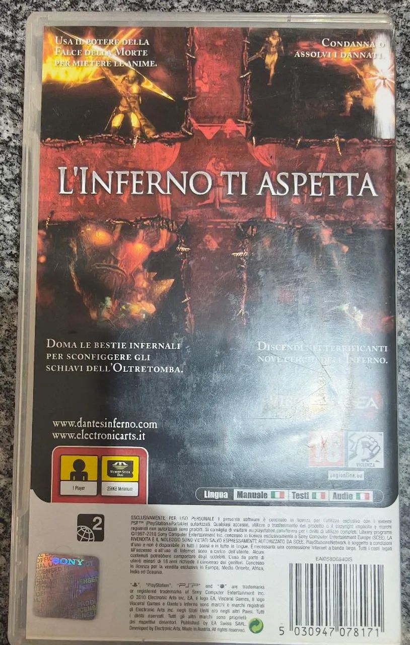 DANTES INFERNO PSP  - Foto 6