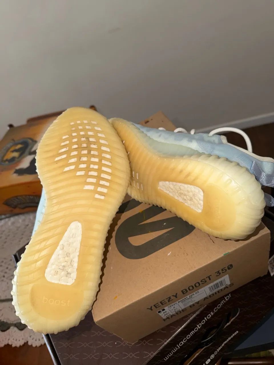 Yeezy Boost Mono Ice - Foto 4