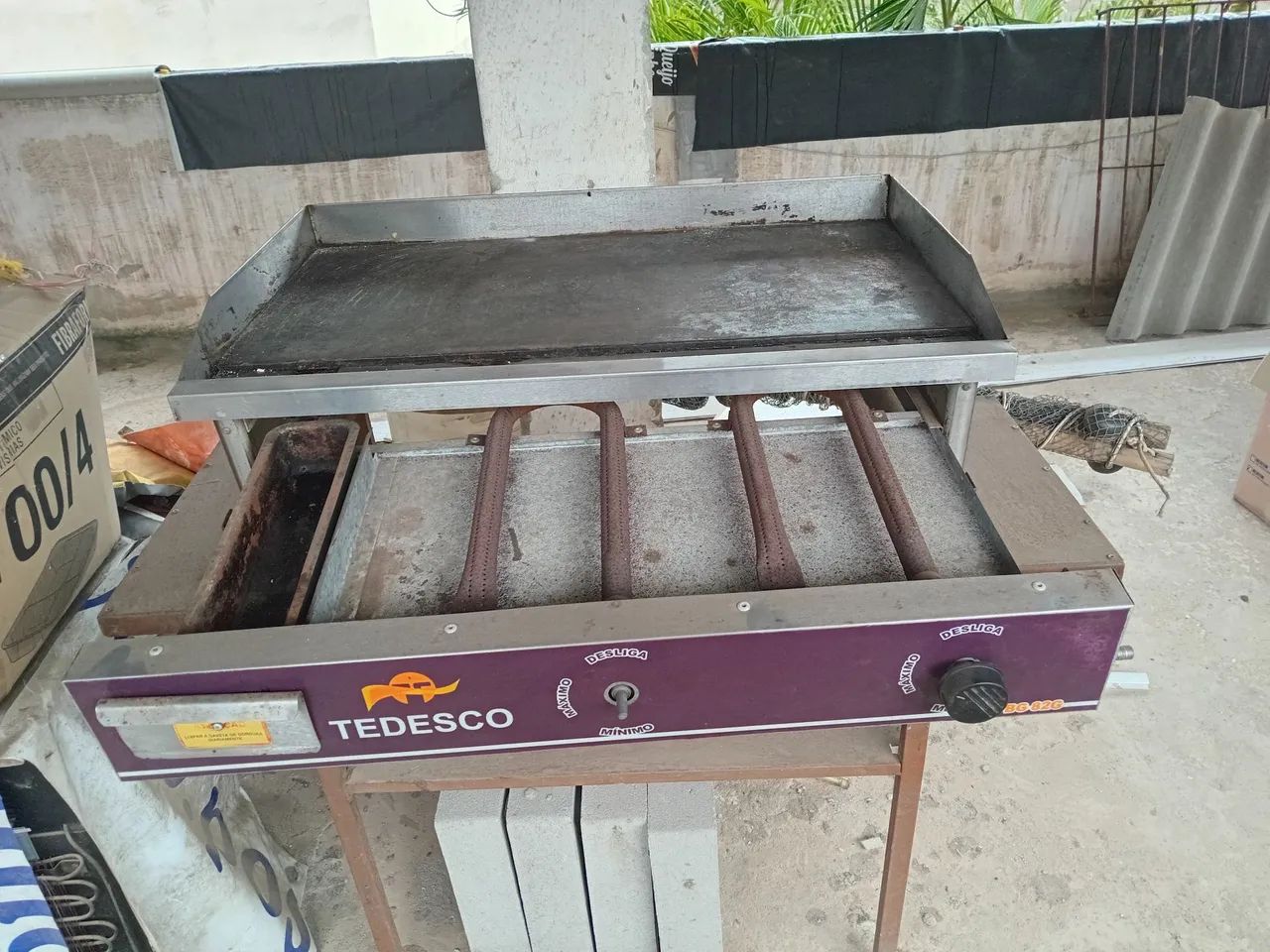 Chapa tedesco bg82g c suporte  - Foto 3