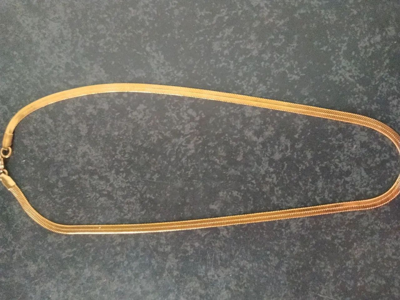 Colar shake laminado dourado  - Foto 3