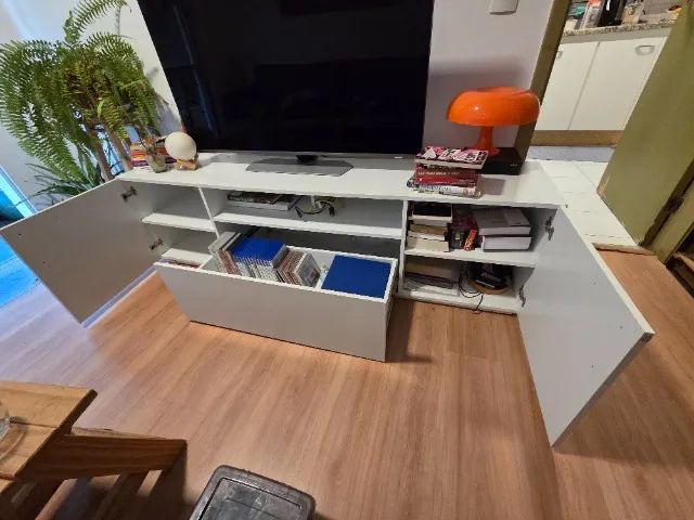 Rack de sala branco - Foto 4