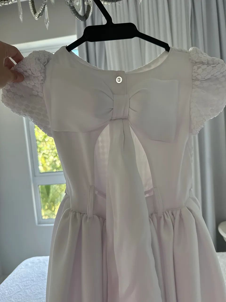 Vestido branco aplicação - Rita Colato - Foto 3