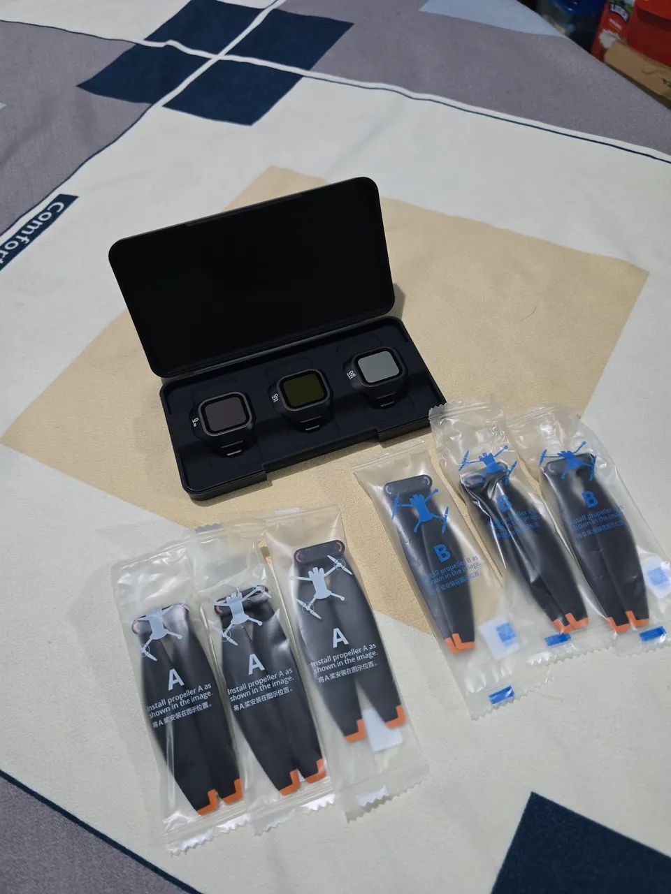 Kit Filtros ND + 3 Pares de Hélices Originais DJI Mini 5 Pro