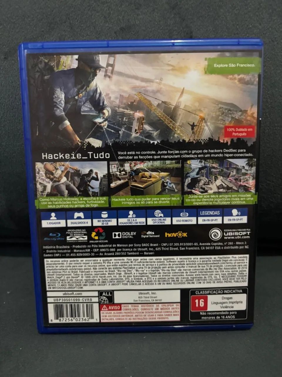 WATCH DOGS 2 - PS4 ORIGINAL - Foto 2