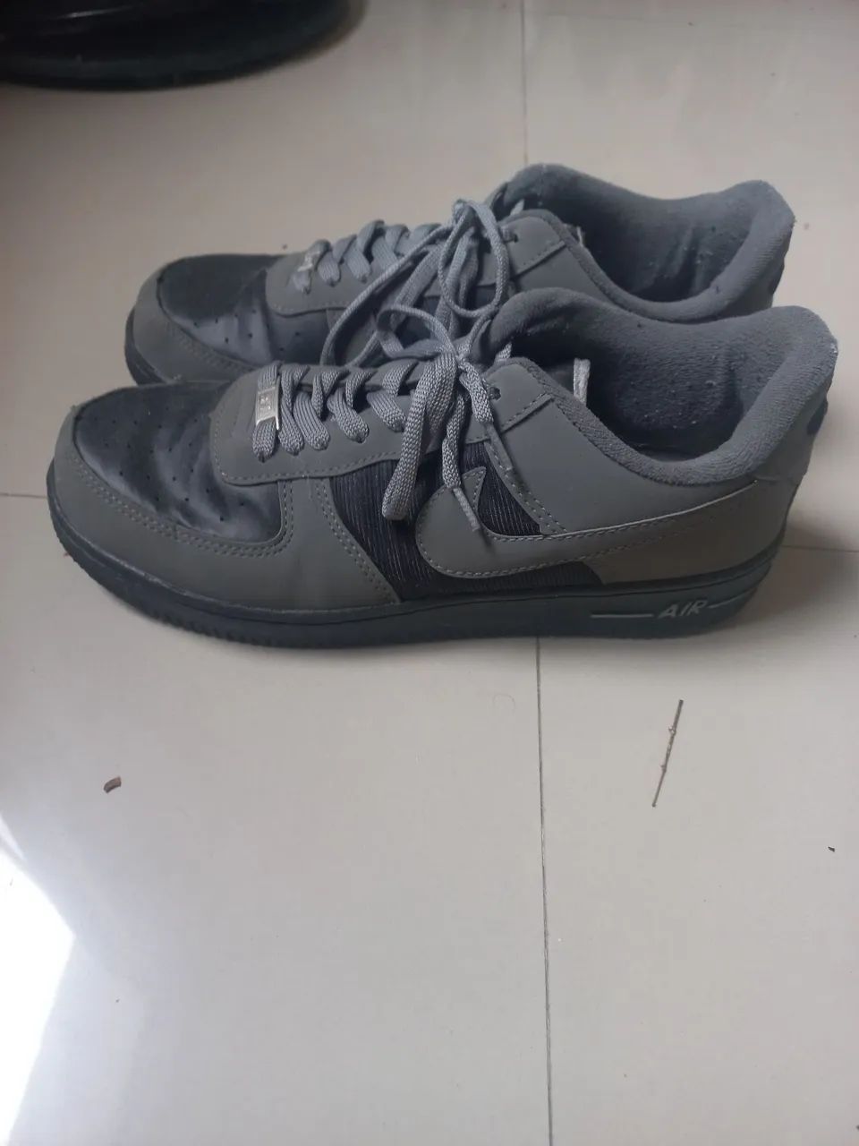 tênis Nike Air Force One cinza - Foto 5