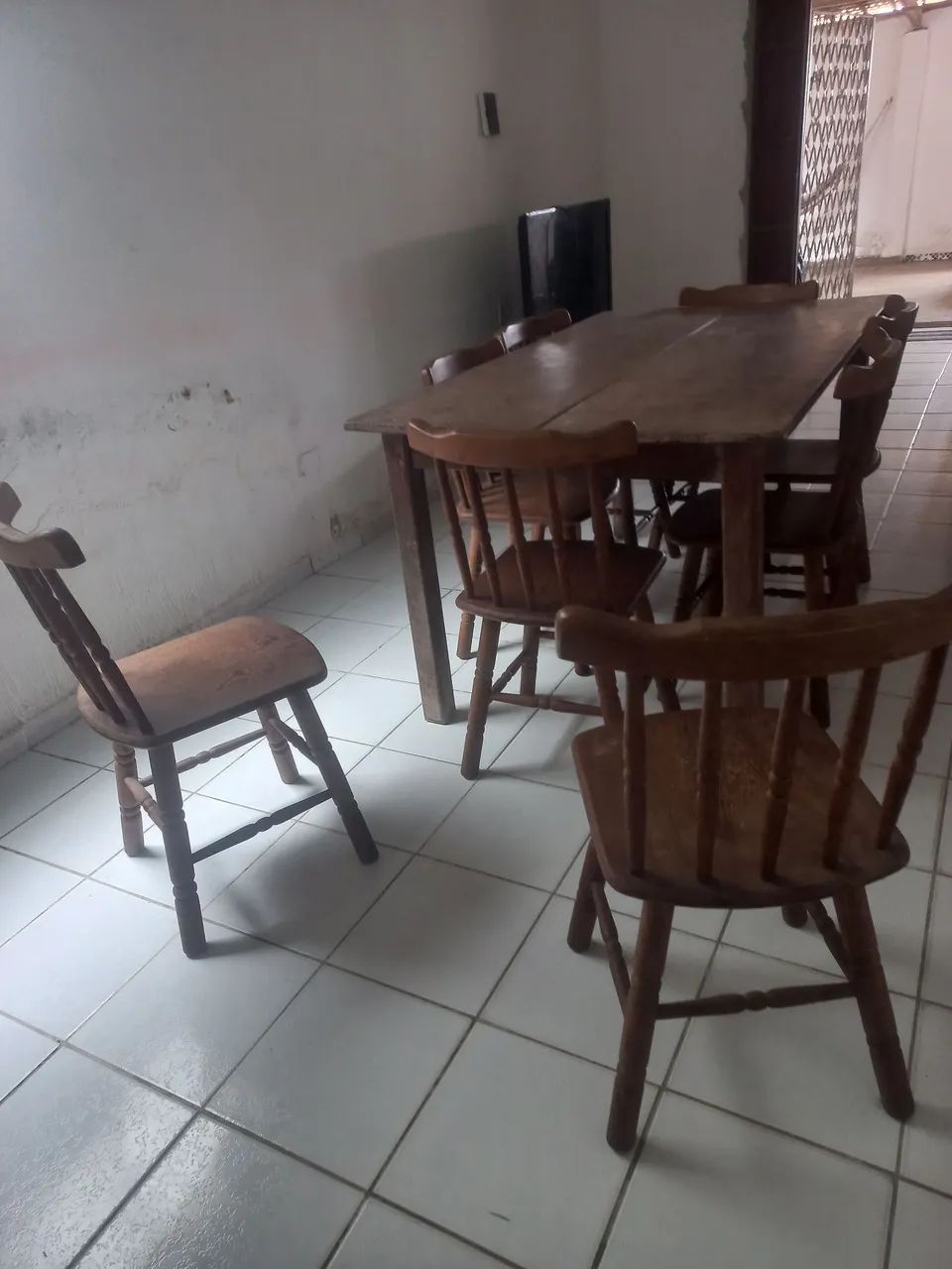 Mesa com cadeiras madeira Jatobá  - Foto 3