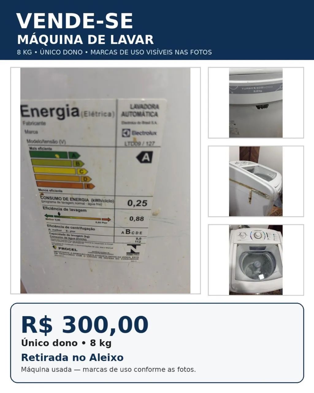 Máquina de lavar 