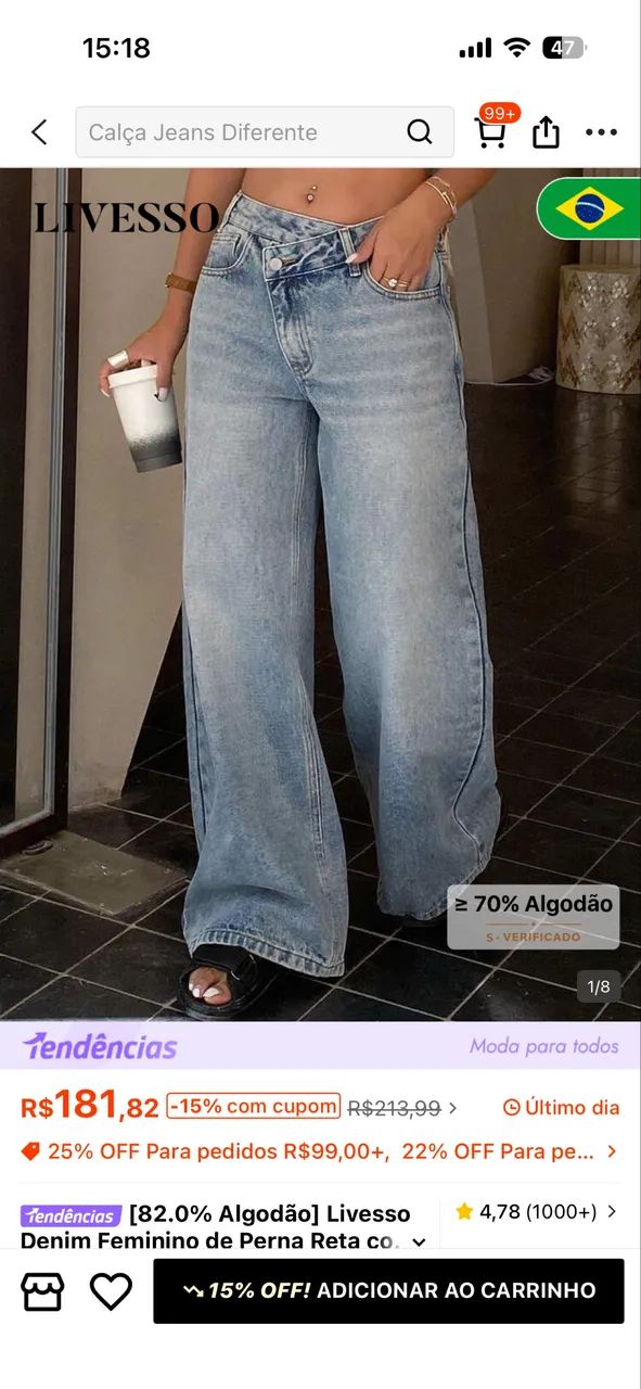 Calça jeans  - Foto 2