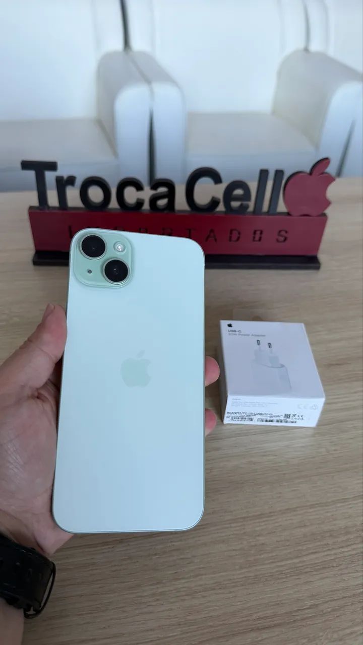 Iphone 15 Plus 256 Verde. Parcelo em 18x. Loja Física!! - Foto 5