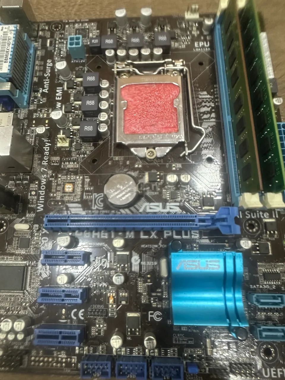 Placa Mãe Asus 1155 P8H61-M LX PLUS - Foto 3