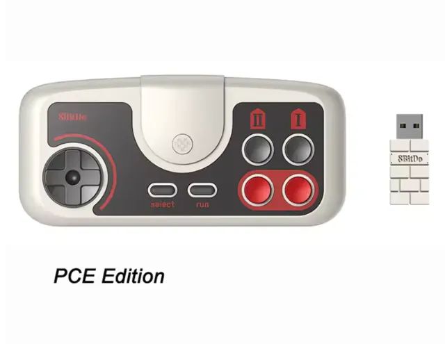 Controle Sem Fio 8BitDo para PC Engine Mini PC Engine CoreGrafx Mini Nintendo Switch e PC - Foto 2