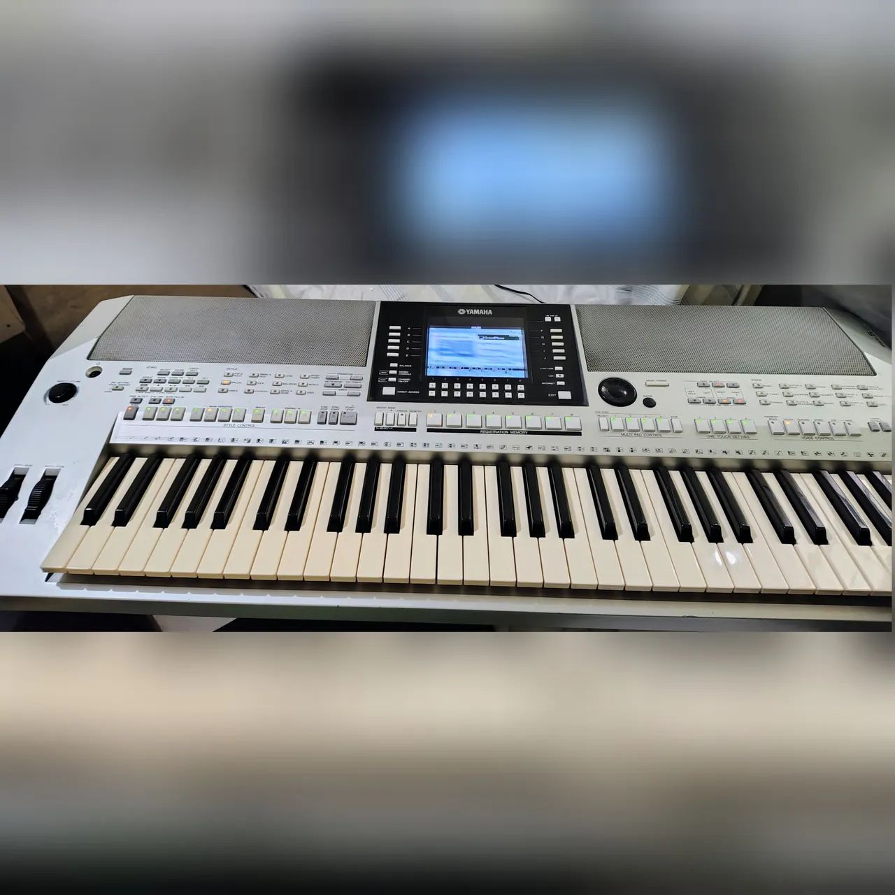 Yamaha Psr S910 com capa e pedal, Aceito trocas  - Foto 2