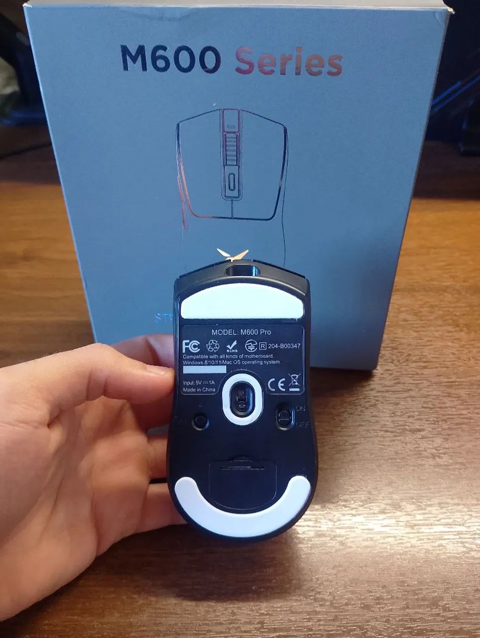 Delux M600 PRO - Sensor PAW3395 - Foto 3