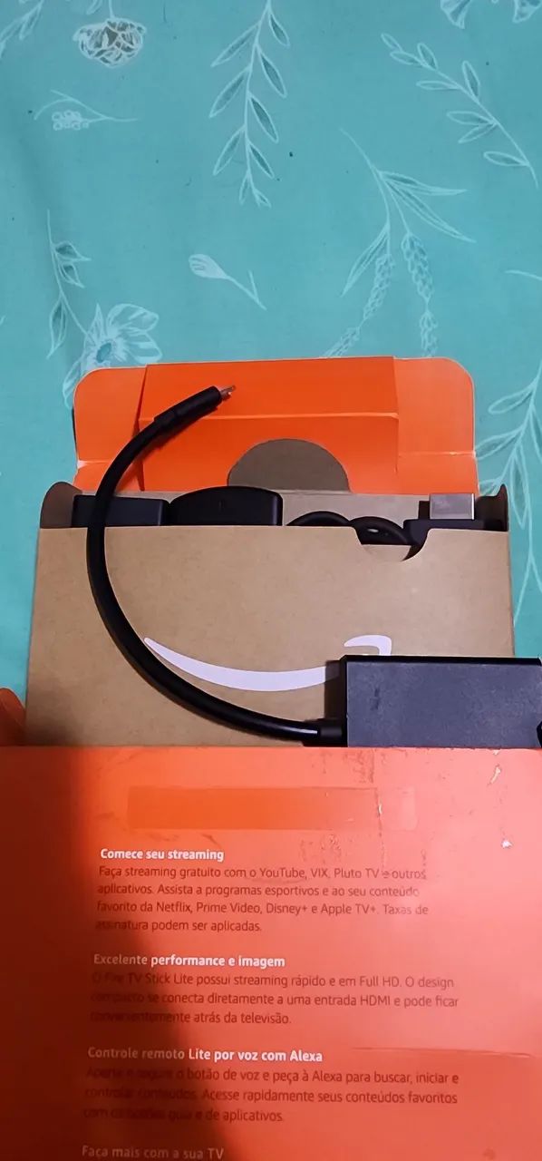 Fire tv stick lite com adaptador Ethernet  - Foto 3