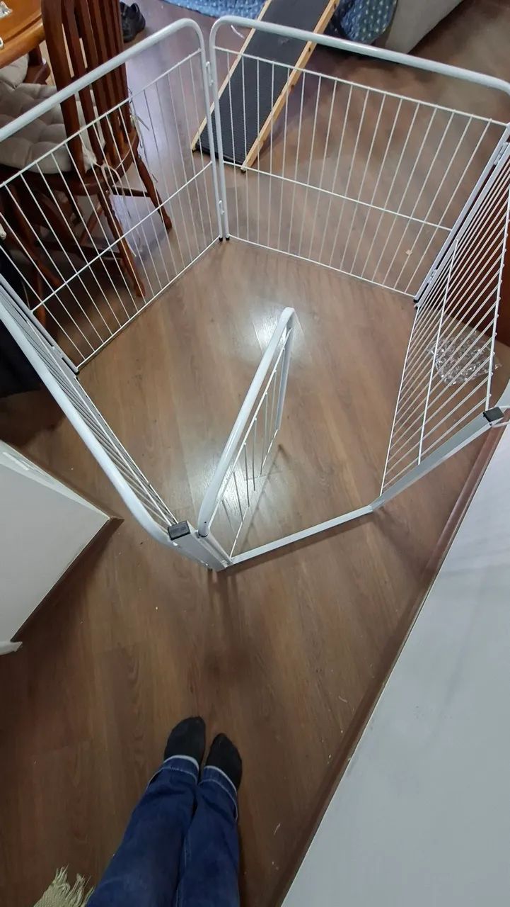 Cercadinho dobrável PET - Usado  - Foto 4