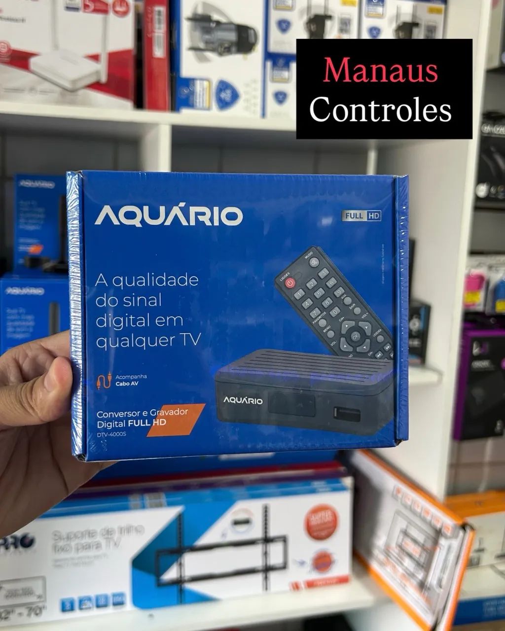 Conversor Digital DTV 4000s Full HD - Promoção 