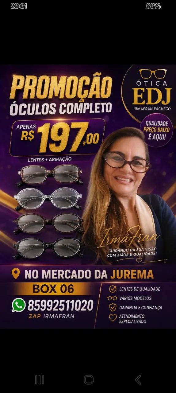 Armação de óculos  - Foto 2