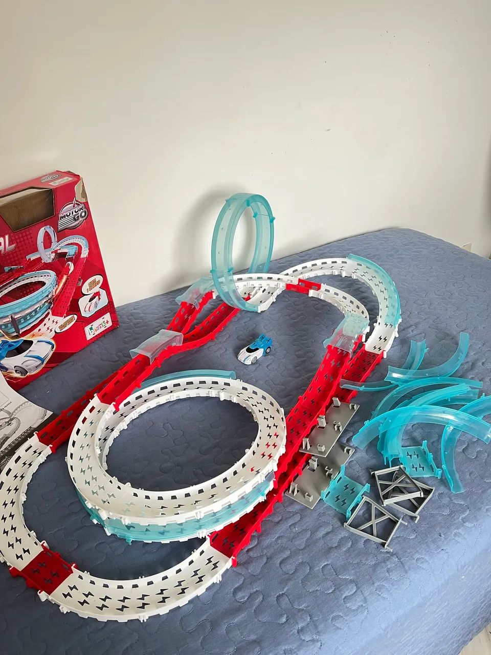 Pista com carrinho eletrônico- Pilha - Foto 3