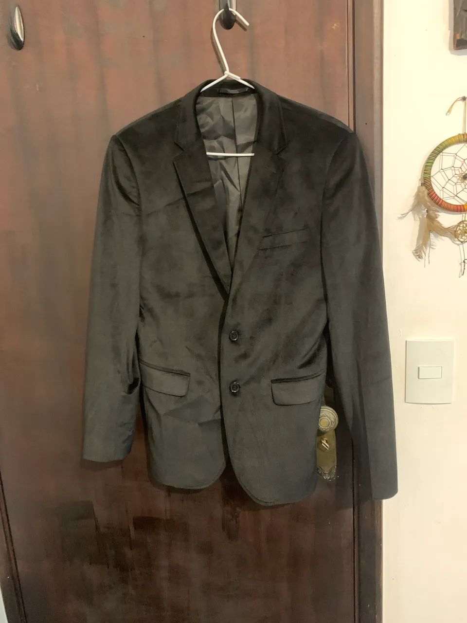Blazer de veludo RAFFER executivo social slim Fit 