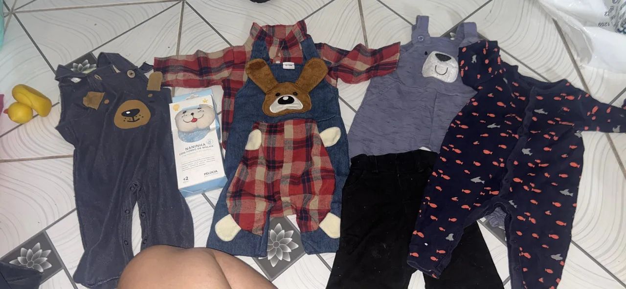 roupas e sandalia para rn ate 9 meses - Foto 2