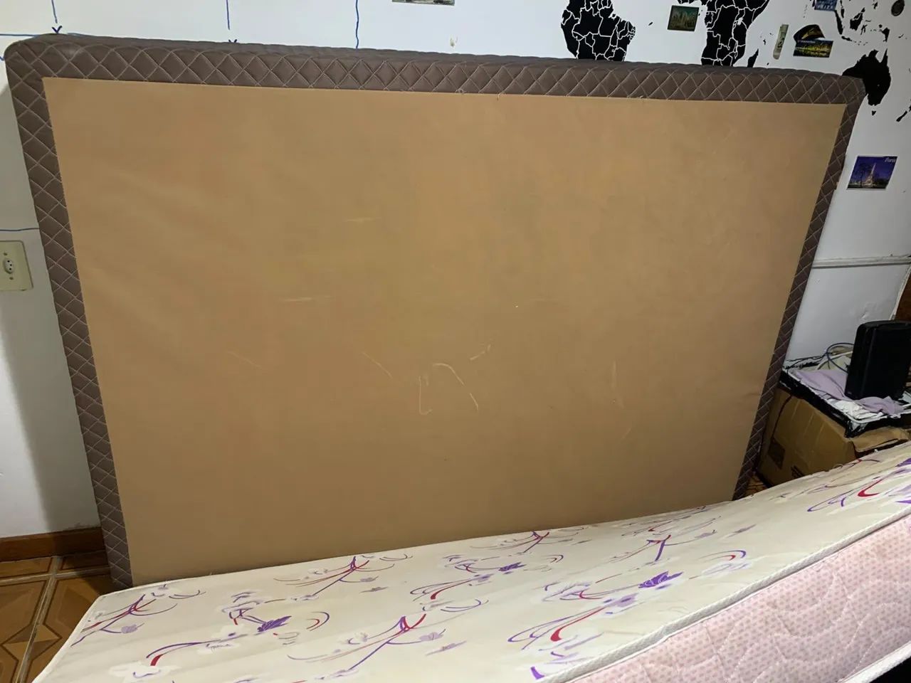 Cama box de casal colchão de espuma excelente estado  - Foto 2