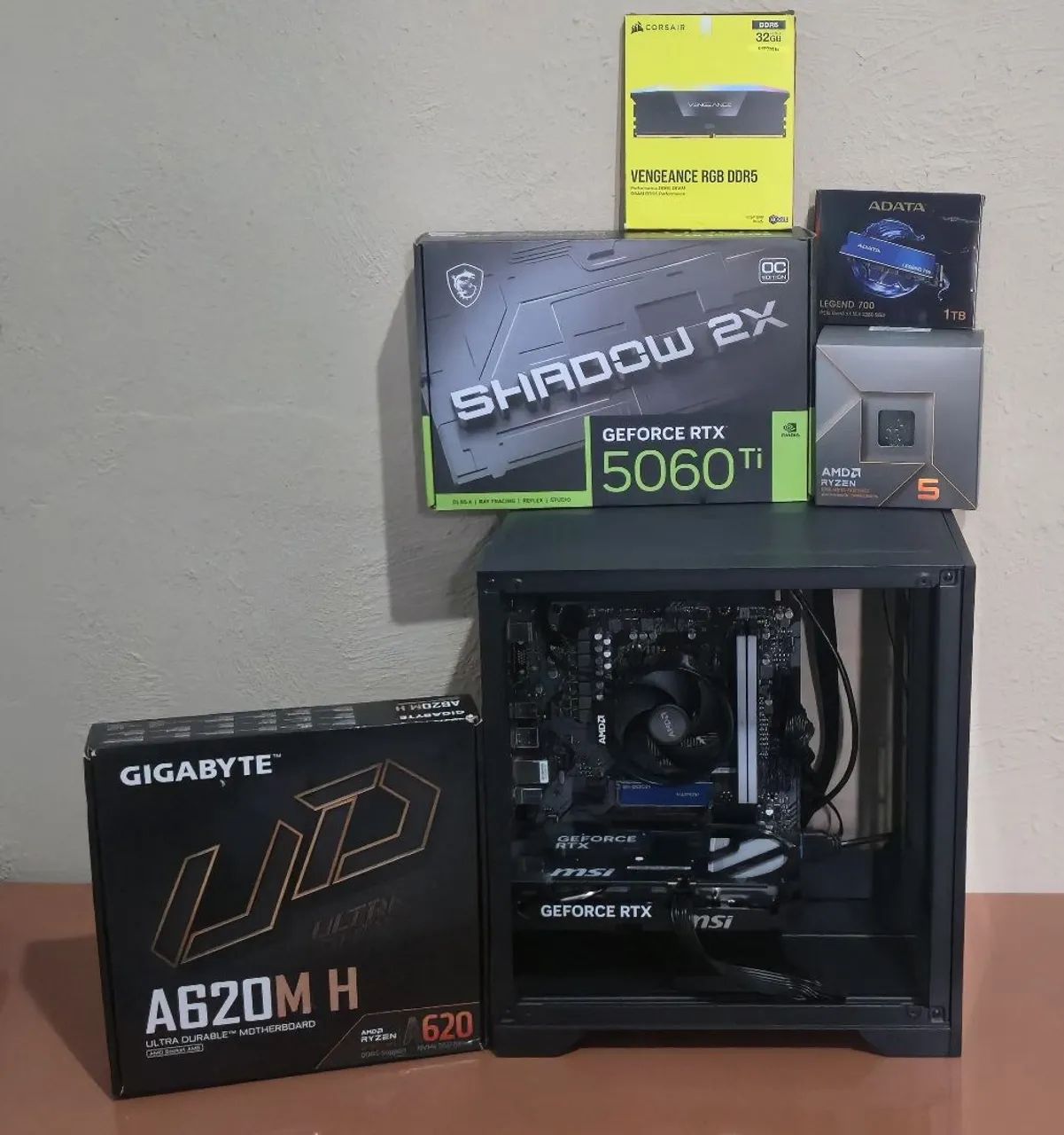 PC Gamer Ryzen 5 8500G | RTX 5060ti 16GB | Ram 32GB VENGEANCE RGB DDR5 - Foto 2