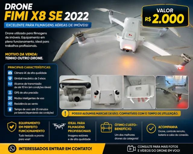 Drone FIMI X8 SE 2022 - Usado