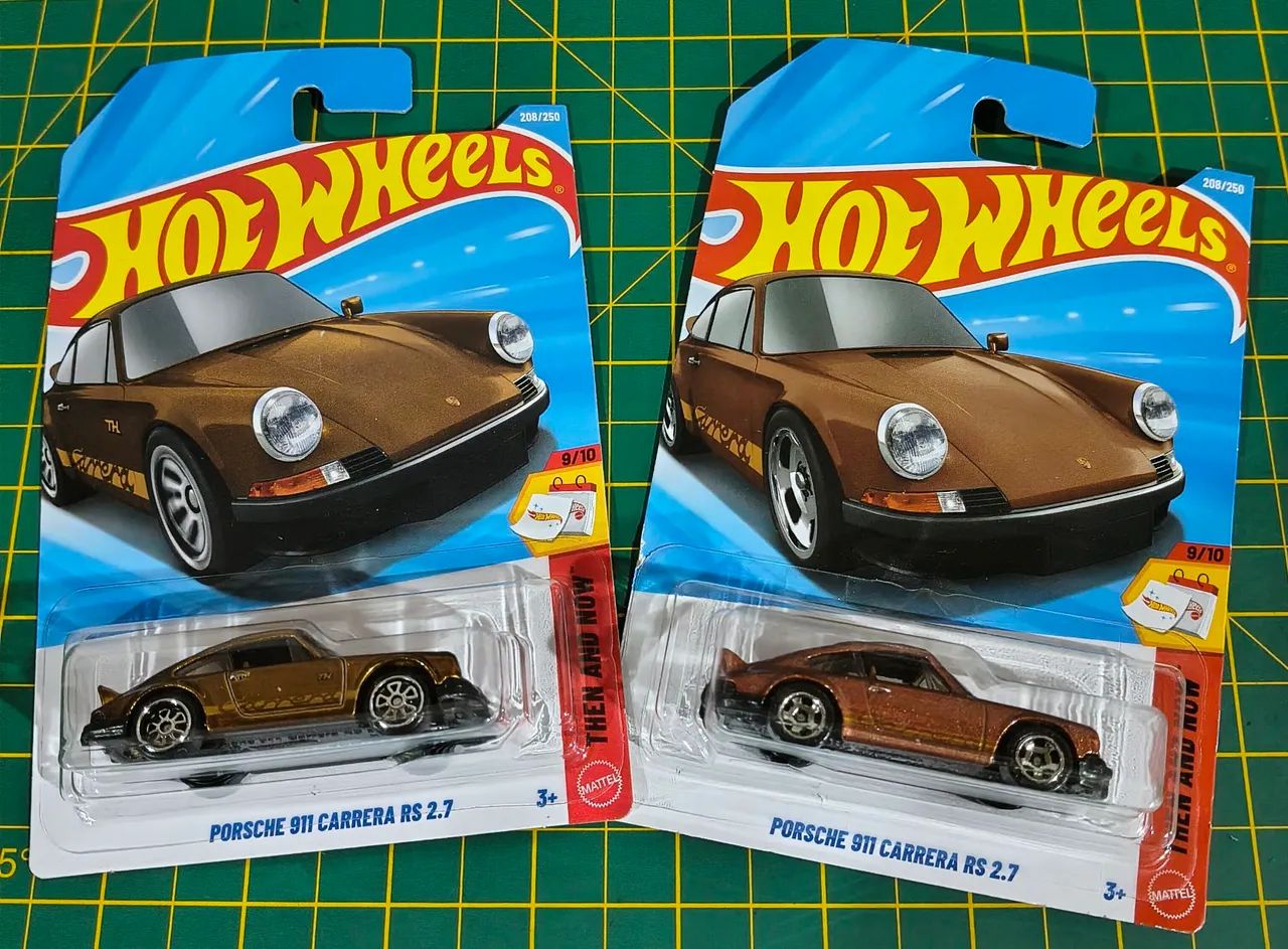 ミニカー Hotwheels STH PORSCHE 911 Carrera RS 2.7 Hot Wheels - Dupla de Porsche 911 Carrera RS 2.7 (STH e básico