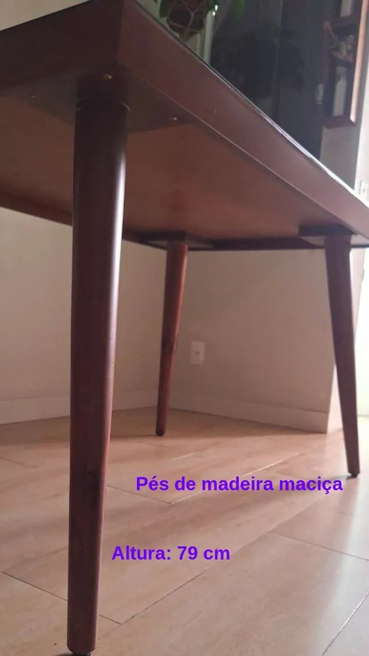 Mesa tampo de vidro - Foto 4