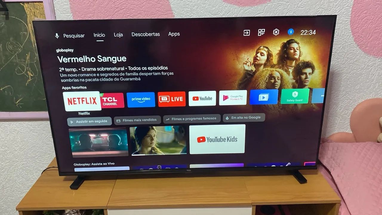 Tv smart TCL 4k Android 43 polegadas  - Foto 2