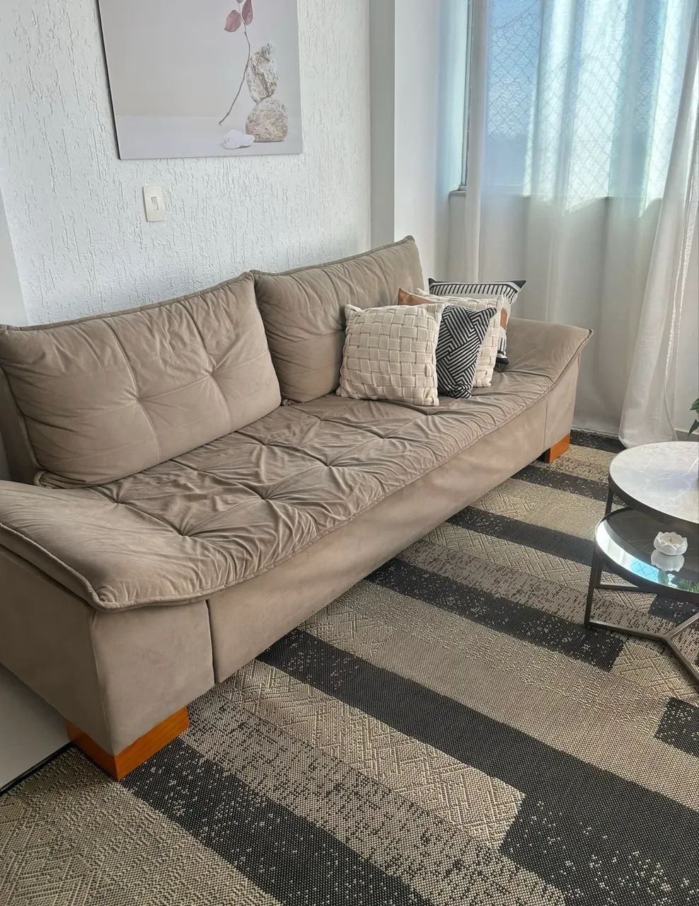 Sofá 2,40m Usado e Conservado - R$ 650 - Foto 2