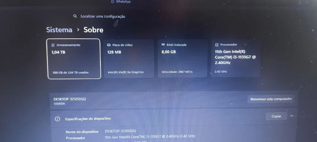 NOTEBOOK SAMSUNG i5 1TB SSD 8GB RAM - Foto 2