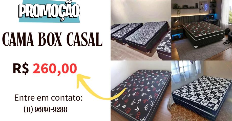 cama box casal (promoção)