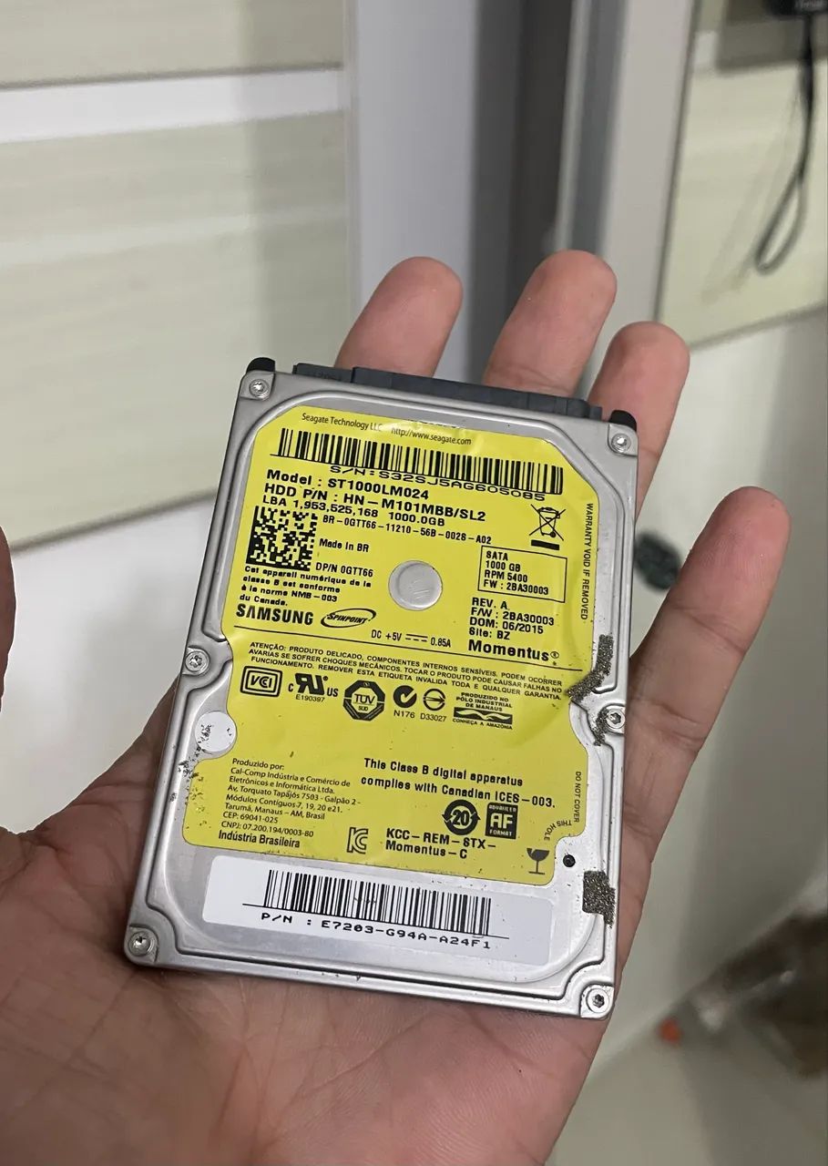 HD 1TB Funcionando  - Foto 2