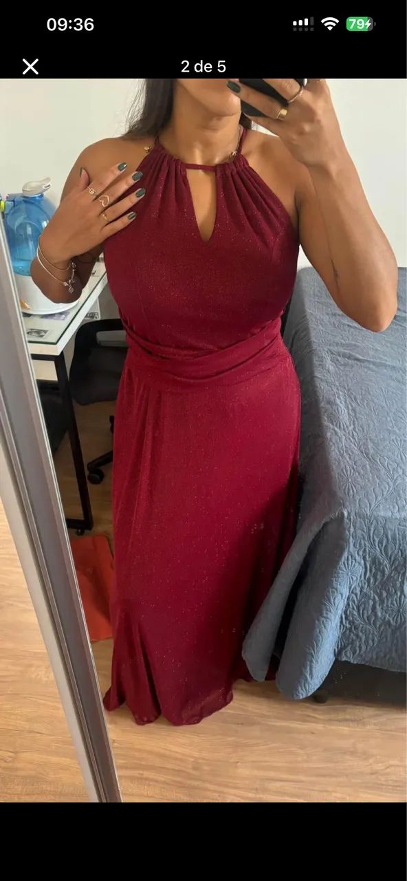 Vestido marsala  - Foto 3