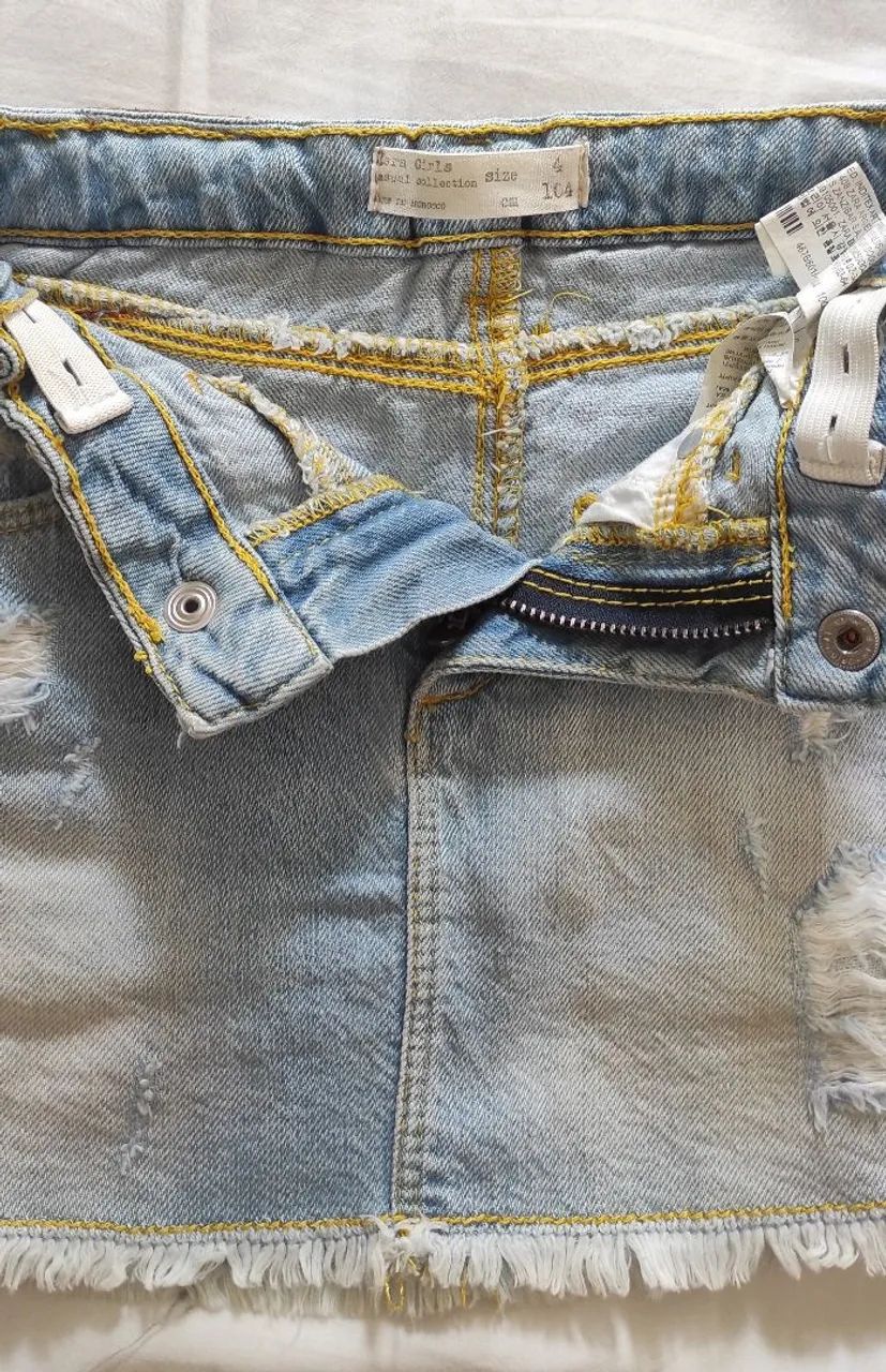Saia Jeans Zara  - Foto 3