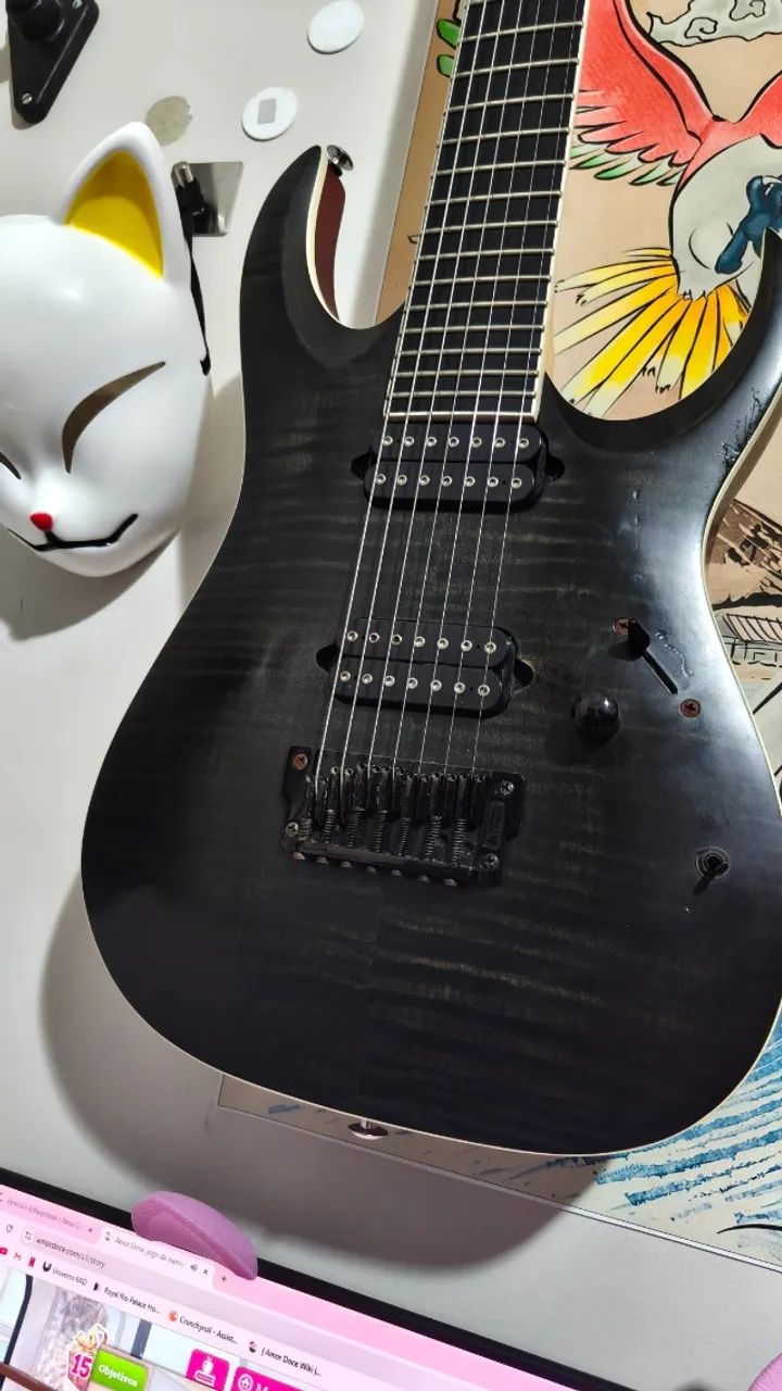 Ibanez RGAIX7FM Iron Label - 7 Cordas - DiMarzio - Gotoh - Foto 2
