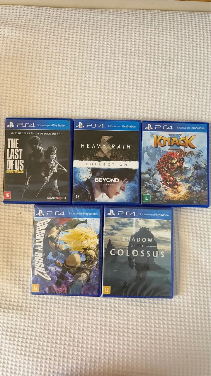 Lote 5 Jogos PS4
