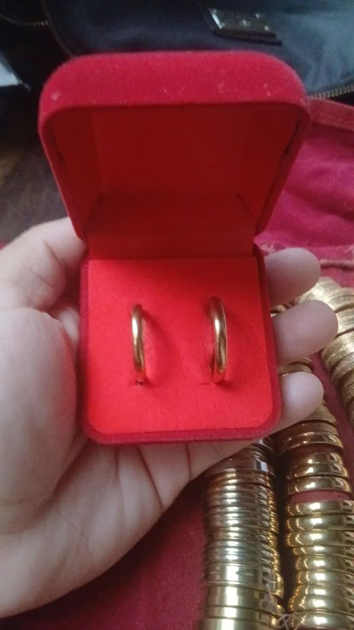 Alianças de compromisso,  namoro, noivado, casamento - Foto 3