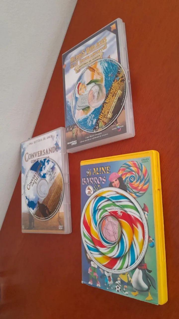 Lote 3 DVDs Evangélicos Aline Barros Conversando com Deus - Foto 4