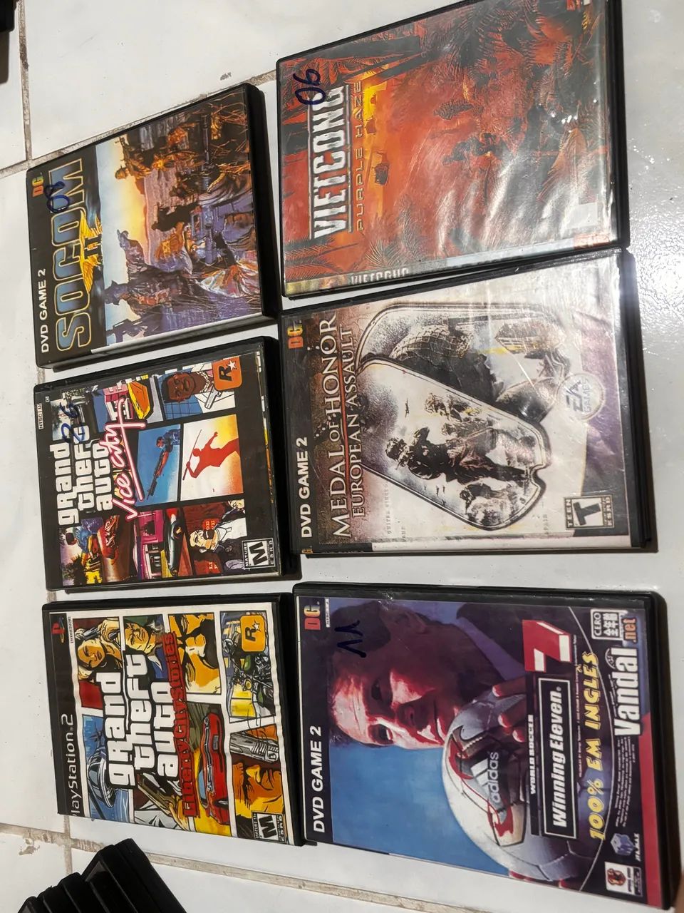 LOTE 58 UND. JOGOS PS2 - CDs, DVDs etc - Benfica, Fortaleza