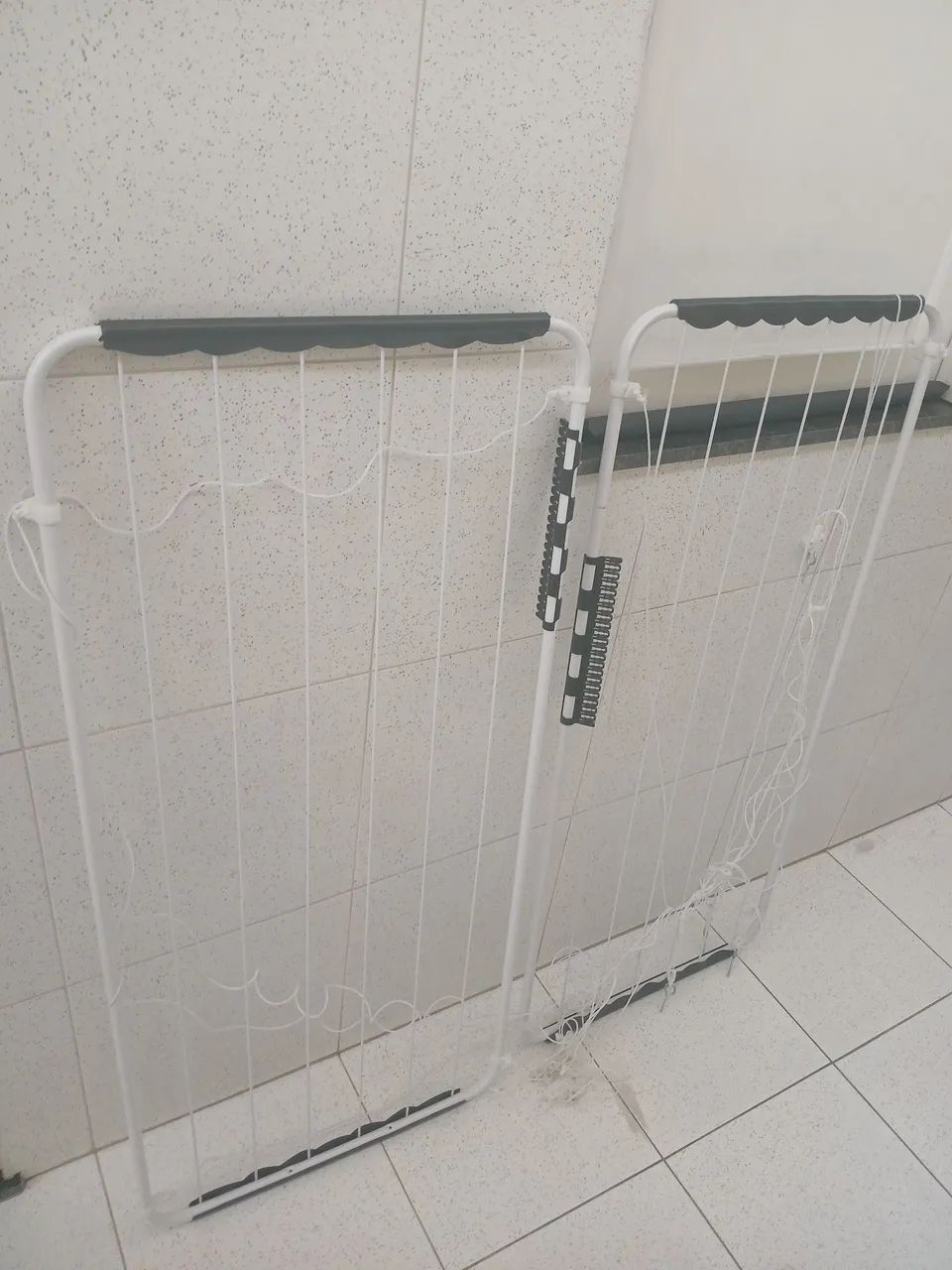 Dois varal de teto em aço. - Foto 2