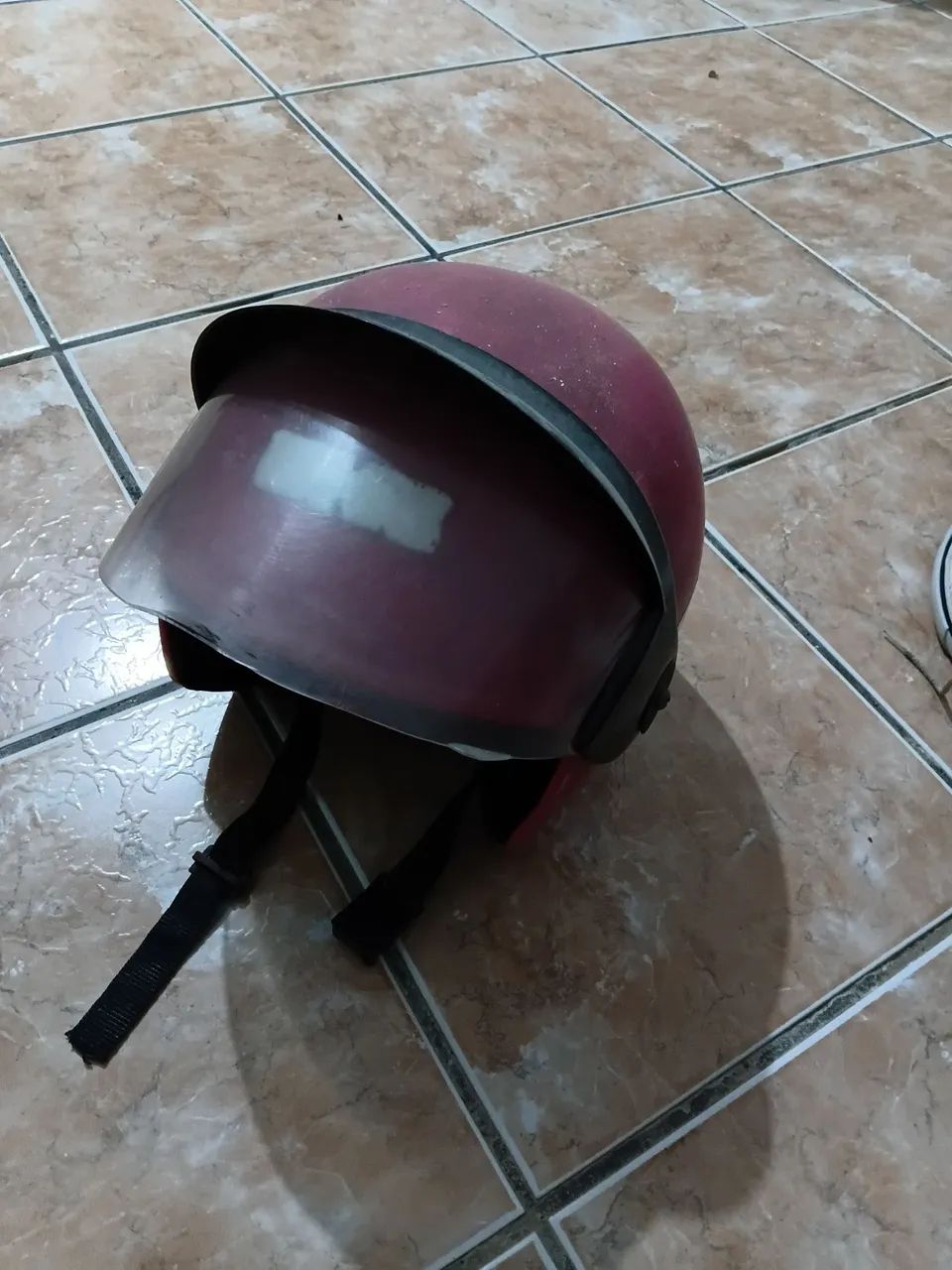 Capacete usado 