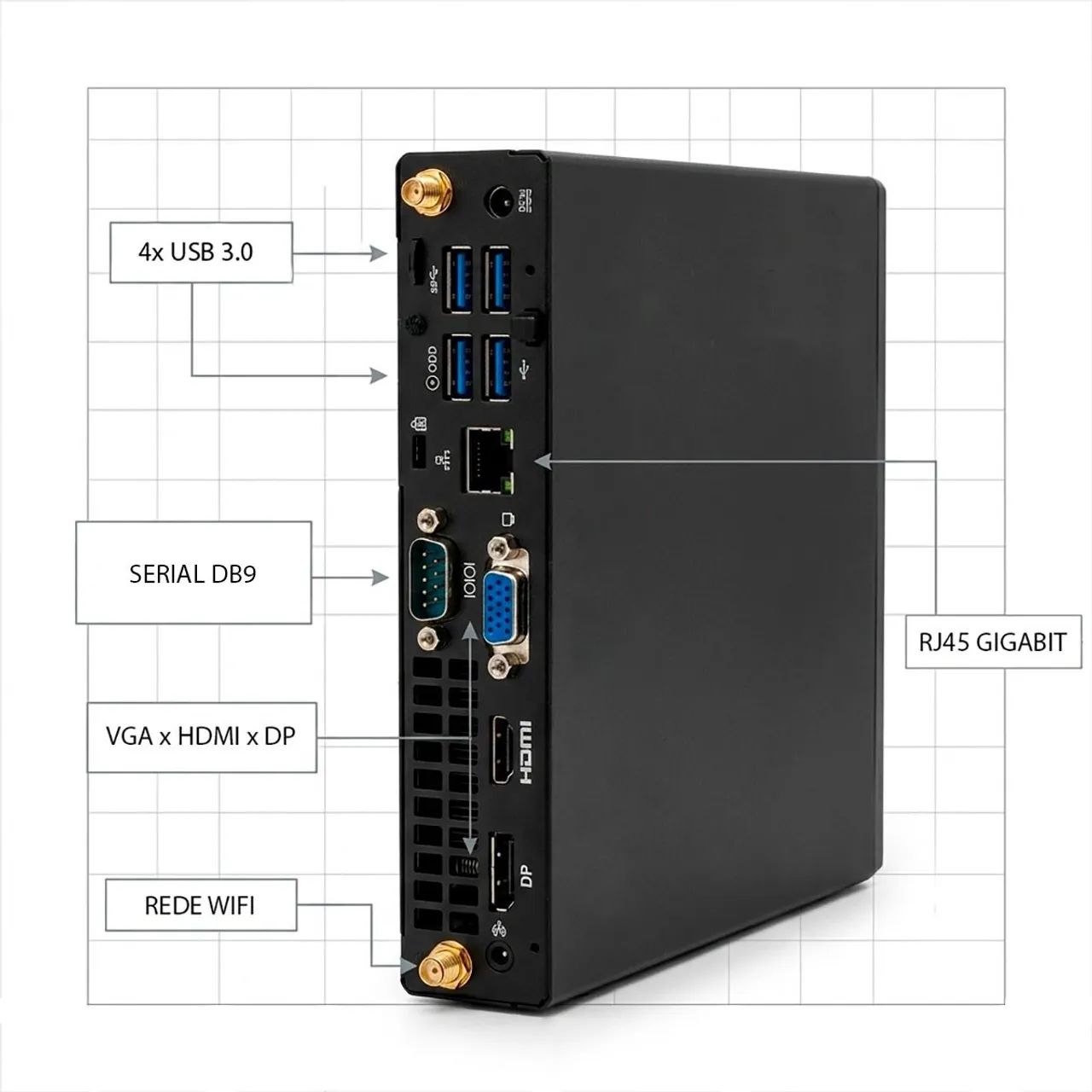 Mini Pc Positivo Master C810 Core i3 6100T  - Foto 3