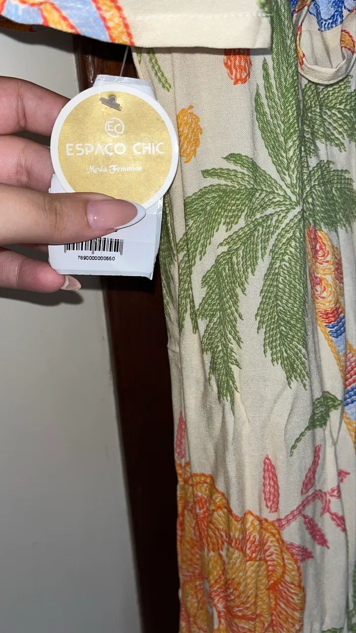 Vendo vestido estampado novo!!!  - Foto 2