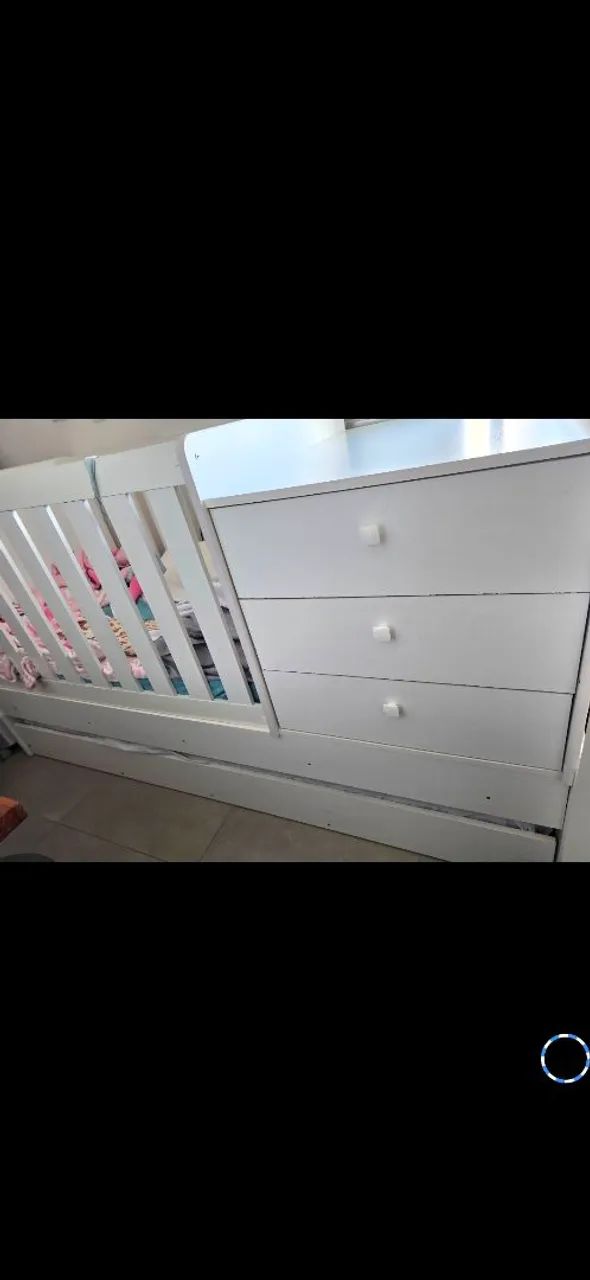 Berço com cama e armário/ trocador - Foto 4
