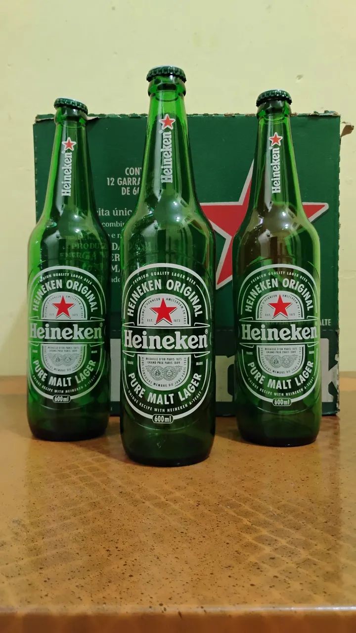 GARRAFAS de cerveja 600ml