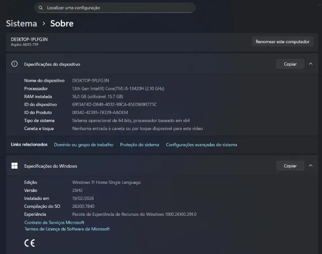 Notebook Acer - Semi Novo - Foto 3