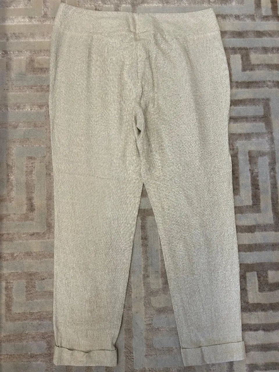 Calça Feminina de Linho 48 BR - Foto 4
