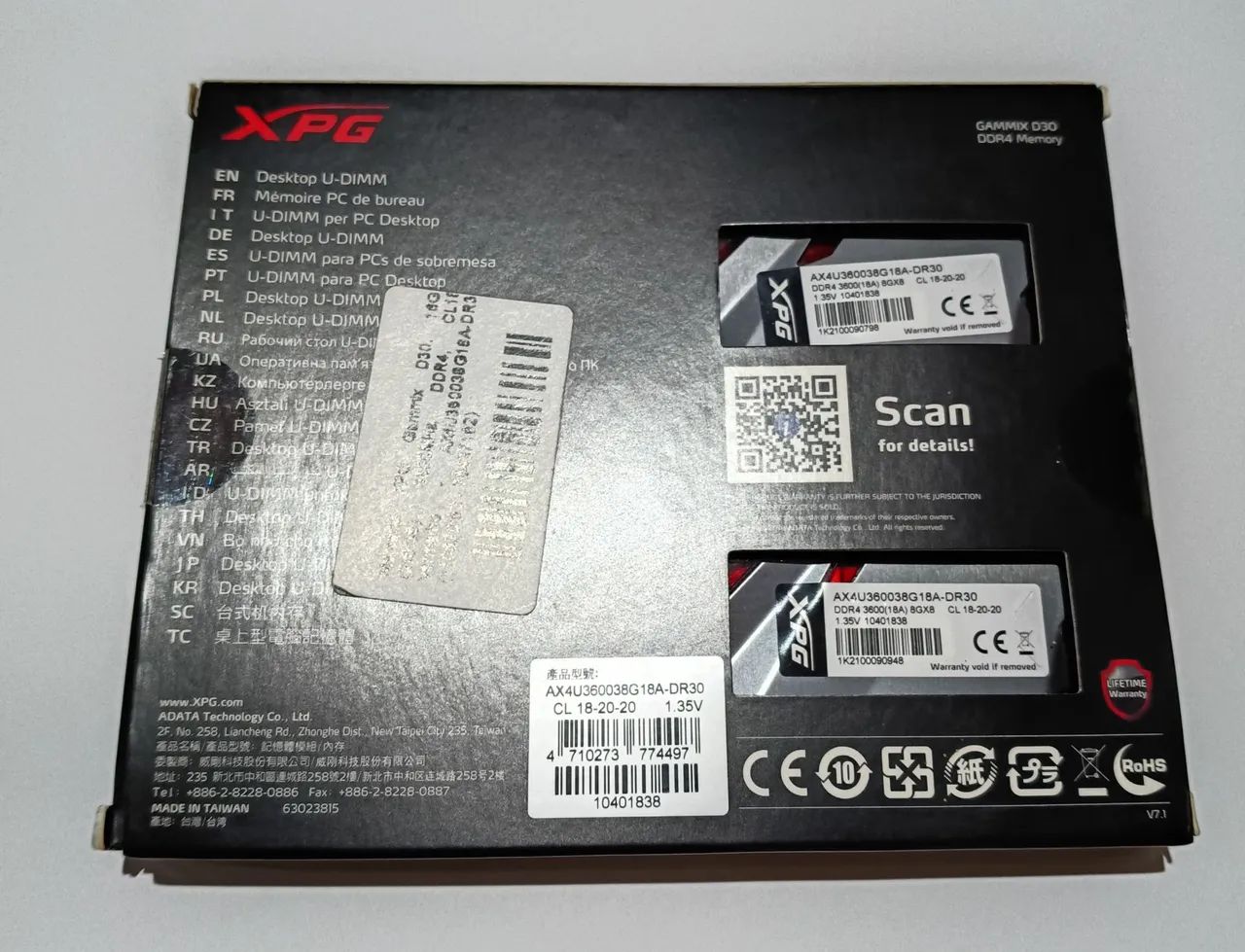 Memórias Ram DDR4 16GB 2x8 3600MHZ - Foto 2